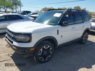 2024 Ford Bronco Sport Outer Banks with VIN 3FMCR9C65RRE03245, listed as a IAAI auction lot 42571723 with 32,918 mi miles and . Bid and sale history available at DreamBid. Image 2.