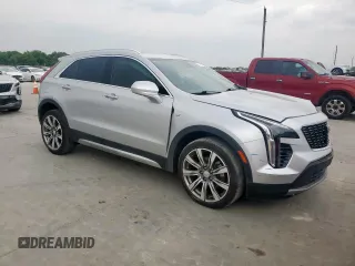 2019 Cadillac XT4 FWD Premium Luxury with VIN 1GYFZCR47KF175802, listed as a Copart auction lot 57153785 with 33,308 mi miles and Salvage title. Bid and sale history available at DreamBid. Image 4.