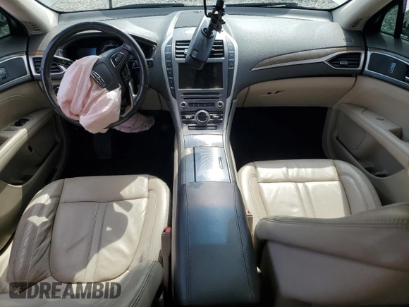 2017 Lincoln MKZ Hybrid Select with VIN 3LN6L5LU2HR629781, listed as a Copart auction lot 56787795 with 124,455 mi miles and Salvage title. Bid and sale history available at DreamBid. Image 8.