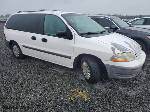 2000 Ford Windstar Wagon LX with VIN 2FMZA5149YBB33171, listed as a Copart auction lot 75043374 with 116,126 mi miles and Salvage Title. Bid and sale history available at carsss.com. Image 4.