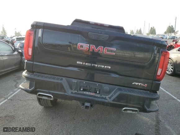 2020 GMC Sierra 1500 AT4 with VIN 1GTU9EETXLZ276256, listed as a Copart auction lot 87258894 with 79,172 mi miles and Salvage Title. Bid and sale history available at carsss.com. Image 6.