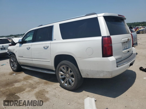 2016 Chevrolet Suburban LTZ with VIN 1GNSKJKC2GR368676, listed as a Copart auction lot 60224225 with 131,362 mi miles and Salvage title. Bid and sale history available at DreamBid. Image 2.