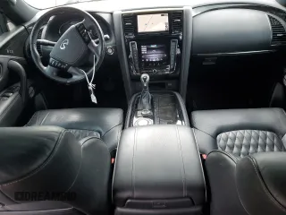 2021 Infiniti QX80 SENSORY with VIN JN8AZ2BF7M9715869, listed as a Copart auction lot 65328444 with 56,513 mi miles and Salvage Title. Bid and sale history available at carsss.com. Image 8.