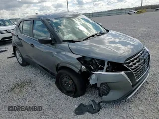 2022 Nissan Kicks S with VIN 3N1CP5BV6NL493761, listed as a Copart auction lot 50304265 with 25,562 mi miles and Salvage Title. Bid and sale history available at carsss.com. Image 12.