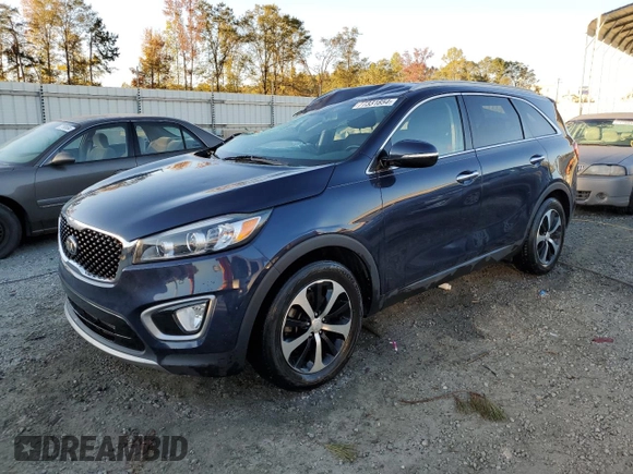 2016 Kia Sorento EX with VIN 5XYPH4A13GG029809, listed as a Copart auction lot 77331854 with 108,989 mi miles and Non Repairable. Bid and sale history available at DreamBid. Image 1.