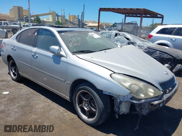 2005 Lexus ES 350 with VIN JTHBA30G755073850, listed as a IAAI auction lot 39519099 with 200,886 mi miles and . Bid and sale history available at DreamBid. Image 1.