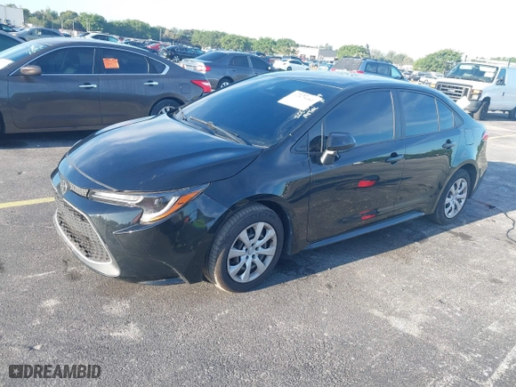 2022 Toyota Corolla LE with VIN JTDEPMAE1NJ206769, listed as a IAAI auction lot 41875080 with 37,576 mi miles. Bid and sale history available at carsss.com. Image 17.