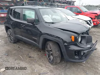 2020 Jeep Renegade Sport z VIN ZACNJBAB7LPL97605, wystawiony jako IAAI lot #41200333 z przebiegiem 74 345 mil mil oraz . Historia ofert i sprzedaży dostępna na DreamBid. Obrazek 1.