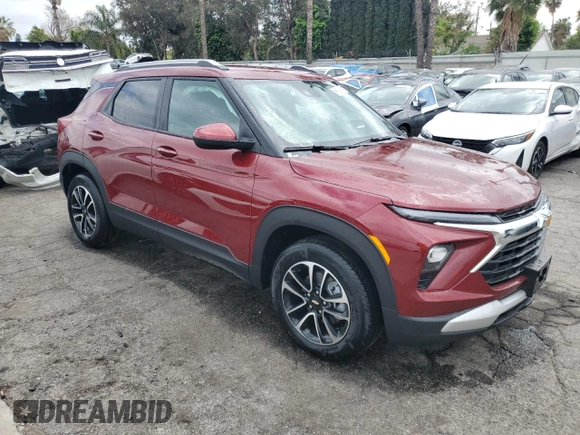 2025 Chevrolet TrailBlazer LT with VIN KL79MPSL7SB184868, listed as a Copart auction lot 53916005 with 399 mi miles and Clean Title. Bid and sale history available at DreamBid. Image 4.