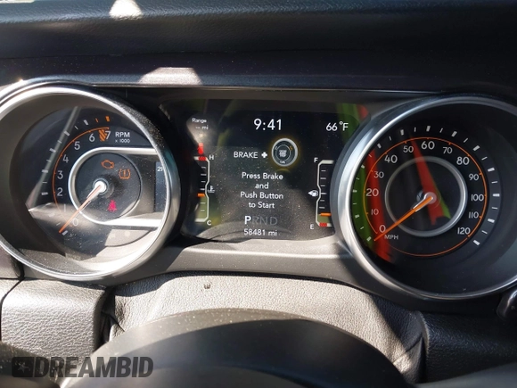 2021 Jeep Wrangler Unlimited Willys с VIN 1C4HJXDG7MW576798, выставлен на аукционе IAAI как лот 42471651 с пробегом 58 481 миль миль и . История ставок и продаж доступна на DreamBid. Изображение 7.