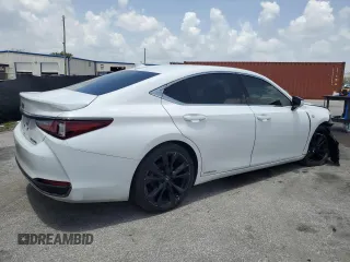 2022 Lexus ES 300h F Sport with VIN 58AGA1C15NU024210, listed as a Copart auction lot 60349895 with 134,663 mi miles and Salvage title. Bid and sale history available at DreamBid. Image 3.