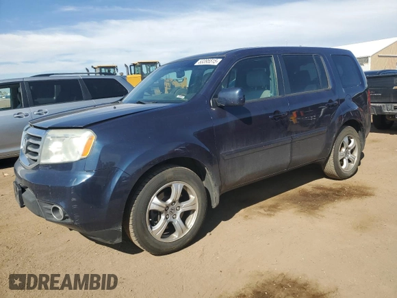 2012 Honda Pilot EX-L with VIN 5FNYF4H67CB018499, listed as a Copart auction lot 53395515 with 219,816 mi miles and Salvage Title. Bid and sale history available at carsss.com. Image 1.