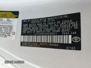 2004 Toyota Solara SE with VIN 4T1FA38P24U038821, listed as a Copart auction lot 42191965 with 116,919 mi miles and Clean Title. Bid and sale history available at carsss.com. Image 12.