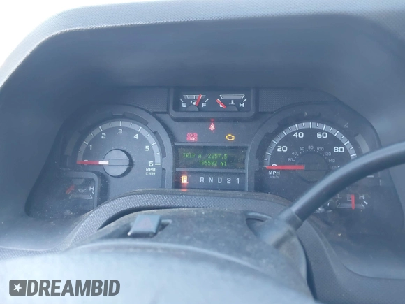2011 Ford Econoline Cargo Commercial with VIN 1FTNE1EW2BDA61677, listed as a IAAI auction lot 41854181 with 195,582 mi miles and . Bid and sale history available at carsss.com. Image 7.