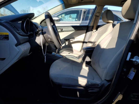 2010 Kia Forte LX with VIN KNAFT4A26A5821341, listed as a Copart auction lot 86717854 with 93,640 mi miles and Salvage Title. Bid and sale history available at carsss.com. Image 7.