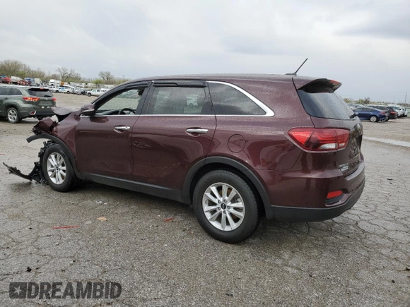 2020 Kia Sorento L with VIN 5XYPG4A39LG625280, listed as a Copart auction lot 51612855 with Not Provided miles and Salvage Title. Bid and sale history available at DreamBid. Image 2.