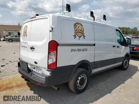 2023 Ford Transit with VIN 1FTBW1YG7PKB17216, listed as a Copart auction lot 65905434 with Not Provided miles and Salvage Title. Bid and sale history available at DreamBid. Image 3.