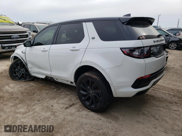 2021 Land Rover Discovery Sport SE R-Dynamic with VIN SALCL2FX8MH903355, listed as a Copart auction lot 42373504 with 33,159 mi miles. Bid and sale history available at carsss.com. Image 2.