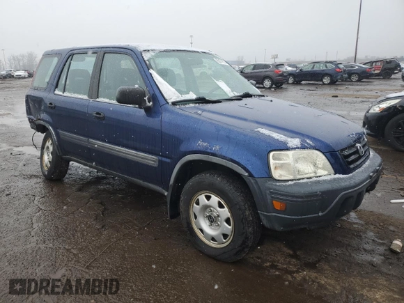 1999 Honda CR-V LX with VIN JHLRD1848XC080829, listed as a Copart auction lot 41692535 with 160,990 mi miles and Salvage Title. Bid and sale history available at carsss.com. Image 4.
