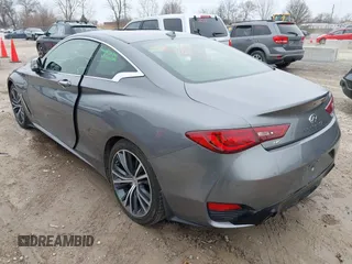2017 Infiniti Q60 2.0t with VIN JN1CV7EL1HM321126, listed as a IAAI auction lot 41967092 with 72,158 mi miles and . Bid and sale history available at DreamBid. Image 3.
