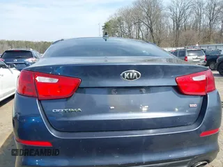 2015 Kia Optima LX with VIN 5XXGM4A74FG417988, listed as a IAAI auction lot 41805916 with 135,000 mi miles. Bid and sale history available at carsss.com. Image 16.