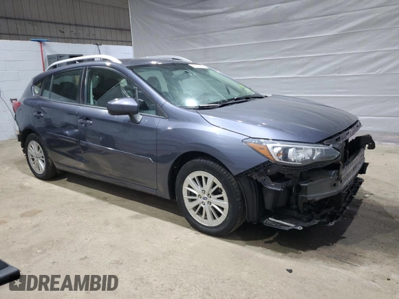 2017 Subaru Impreza Premium z VIN 4S3GTAB66H3745651, wystawiony jako Copart lot #48931305 z przebiegiem 123 186 mil mil oraz Szkoda całkowita • Salvage title. Historia ofert i sprzedaży dostępna na DreamBid. Obrazek 4.