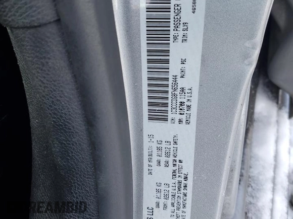 2015 Chrysler 200 S with VIN 1C3CCCDG8FN656444, listed as a Copart auction lot 52065895 with 78,910 mi miles and Salvage Title. Bid and sale history available at carsss.com. Image 14.