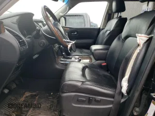 2016 Infiniti QX80 with VIN JN8AZ2NE5G9126763, listed as a Copart auction lot 43198835 with 182,316 mi miles and Salvage Title. Bid and sale history available at DreamBid. Image 7.