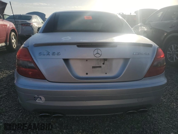 2005 Mercedes-Benz SLK-Class 5.5L AMG with VIN WDBWK73FX5F054969, listed as a Copart auction lot 74960714 with 0 mi miles and Non Repairable. Bid and sale history available at carsss.com. Image 6.