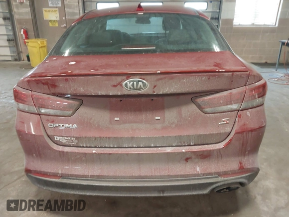 2018 Kia Optima LX with VIN 5XXGT4L34JG225444, listed as a IAAI auction lot 41375282 with 39,265 mi miles. Bid and sale history available at carsss.com. Image 16.