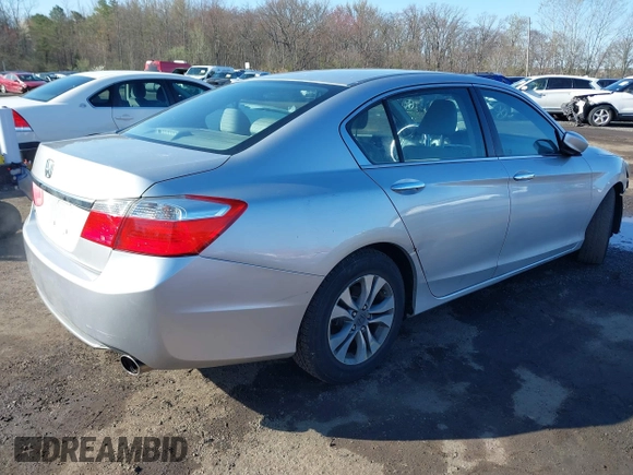 2014 Honda Accord Sedan LX with VIN 1HGCR2F33EA302238, listed as a IAAI auction lot 41984855 with 146,827 mi miles. Bid and sale history available at carsss.com. Image 4.
