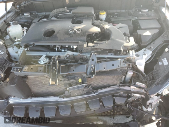 2022 Infiniti QX50 Pure with VIN 3PCAJ5AA9NF117753, listed as a Copart auction lot 56597475 with 30,680 mi miles and Salvage title. Bid and sale history available at DreamBid. Image 11.