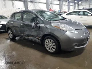 2017 Nissan LEAF S with VIN 1N4BZ0CP6HC308698, listed as a Copart auction lot 85581184 with 30,577 mi miles and Salvage Title. Bid and sale history available at carsss.com. Image 4.