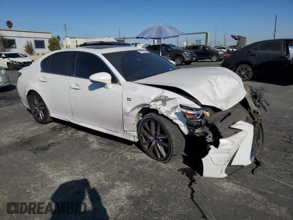 2017 Lexus GS 350 with VIN JTHBZ1BLXHA009806, listed as a Copart auction lot 81306504 with 195,656 mi miles and Salvage title. Bid and sale history available at DreamBid. Image 4.
