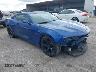 2019 Chevrolet Camaro 1LT with VIN 1G1FB1RS3K0133605, listed as a IAAI auction lot 41719817 with 99,955 mi miles. Bid and sale history available at carsss.com. Image 1.