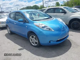 2011 Nissan LEAF SL-e z VIN JN1AZ0CP6BT004917, wystawiony jako IAAI lot #42333317 z przebiegiem Nie podano mil oraz . Historia ofert i sprzedaży dostępna na DreamBid. Obrazek 1.