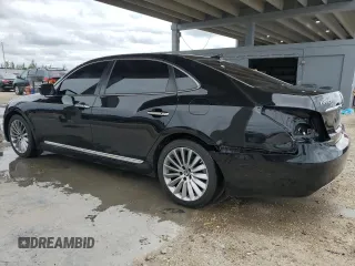 2016 Hyundai Equus Ultimate with VIN KMHGH4JH6GU104963, listed as a Copart auction lot 52130255 with 93,706 mi miles and Salvage Title. Bid and sale history available at DreamBid. Image 2.