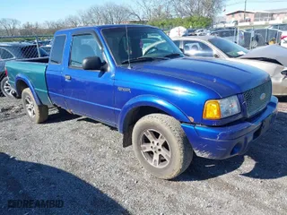 2002 Ford Ranger XL with VIN 1FTYR14V12PB24793, listed as a IAAI auction lot 41876296 with 265,811 mi miles. Bid and sale history available at carsss.com. Image 1.