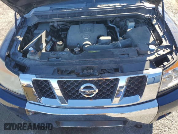 2010 Nissan Titan LE with VIN 1N6AA0EC5AN314233, listed as a Copart auction lot 84234574 with 175,110 mi miles and Salvage Title. Bid and sale history available at carsss.com. Image 11.