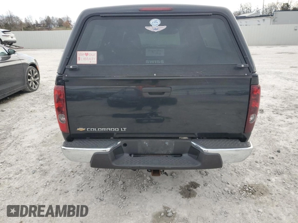 2008 Chevrolet Colorado LS with VIN 1GCCS19E688179377, listed as a Copart auction lot 82882334 with 124,583 mi miles and Salvage Title. Bid and sale history available at carsss.com. Image 6.