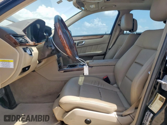 2012 Mercedes-Benz E 350 Luxury with VIN WDDHF5KB0CA642851, listed as a Copart auction lot 61457885 with 117,036 mi miles and Salvage title. Bid and sale history available at DreamBid. Image 7.