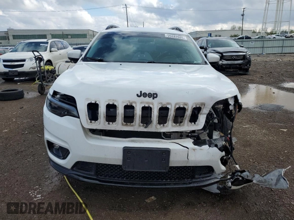 2019 Jeep Cherokee Altitude z VIN 1C4PJLLB7KD286063, wystawiony jako Copart lot #55282685 z przebiegiem 128 660 mil mil oraz Szkoda całkowita • Salvage title. Historia ofert i sprzedaży dostępna na DreamBid. Obrazek 5.