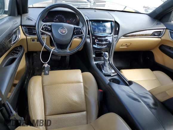 2014 Cadillac ATS Luxury RWD with VIN 1G6AB5RX4E0110961, listed as a Copart auction lot 50615165 with 80,089 mi miles and Salvage Title. Bid and sale history available at carsss.com. Image 8.