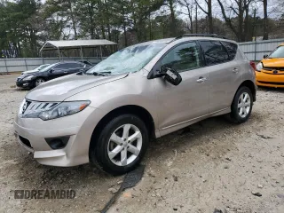 2010 Nissan Murano S with VIN JN8AZ1MU1AW000735, listed as a Copart auction lot 49690575 with 69,592 mi miles and Salvage Title. Bid and sale history available at carsss.com. Image 1.