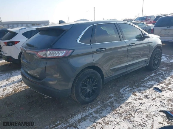 2016 Ford Edge SEL with VIN 2FMPK3J94GBC41068, listed as a IAAI auction lot 41007094 with 124,418 mi miles. Bid and sale history available at carsss.com. Image 4.
