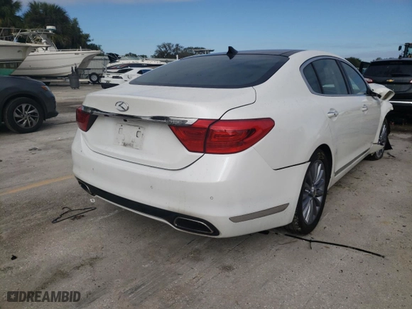2015 Kia K900 Luxury with VIN KNALW4D45F6021137, listed as a Copart auction lot 70369961 with NaN miles and Non Repairable. Bid and sale history available at carsss.com. Image 4.