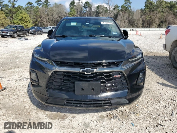 2019 Chevrolet Blazer RS z VIN 3GNKBERS3KS610417, wystawiony jako Copart lot #43074495 z przebiegiem 59 986 mil mil oraz Czysty tytuł • Clean title. Historia ofert i sprzedaży dostępna na DreamBid. Obrazek 5.