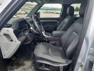 2020 Land Rover Defender HSE with VIN SALE1EEU9L2003444, listed as a Copart auction lot 55457225 with 27,092 mi miles and Salvage title. Bid and sale history available at DreamBid. Image 7.