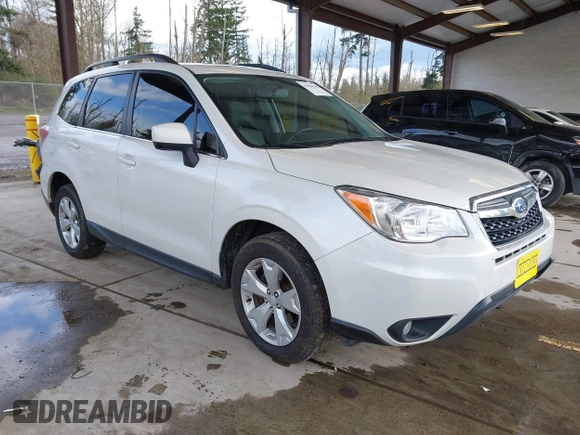 2015 Subaru Forester 2.5i Limited with VIN JF2SJAHC5FH570985, listed as a IAAI auction lot 41950306 with 164,632 mi miles. Bid and sale history available at carsss.com. Image 1.