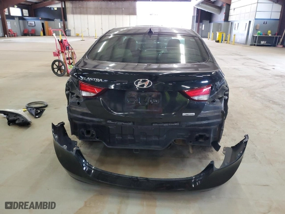2014 Hyundai Elantra SE with VIN KMHDH4AE4EU172085, listed as a Copart auction lot 48287415 with 72,160 mi miles and Salvage Title. Bid and sale history available at carsss.com. Image 6.